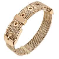 Stainless Steel Mesh Belt Bracelet