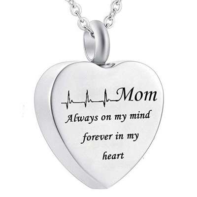 Heart Stainless Steel Memorial Urn Locket