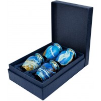 Ocean Tides cremation urns for human ashes, Blue Keepsakes